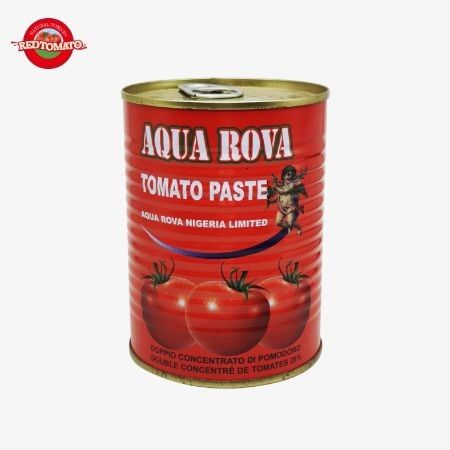 425g Pasta di pomodoro in scatola con tappo comodo e facile da aprire 30%-100% di purezza