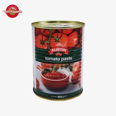 425g Pasta di pomodoro in scatola con tappo comodo e facile da aprire 30%-100% di purezza