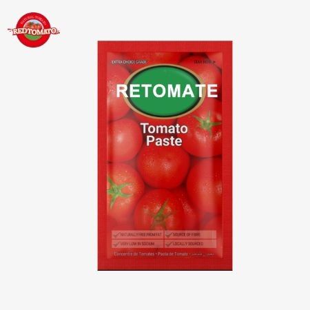 Pasta di pomodori a sacchetto rosso 80 g per uso e conservazione senza sforzo