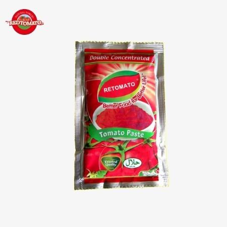 Prezzo di fabbrica 100g Pasta di pomodori in sacchetto piatto 30%-100% Purezza Sapore dolce e acido