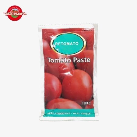 Prezzo di fabbrica 100g Pasta di pomodori in sacchetto piatto 30%-100% Purezza Sapore dolce e acido