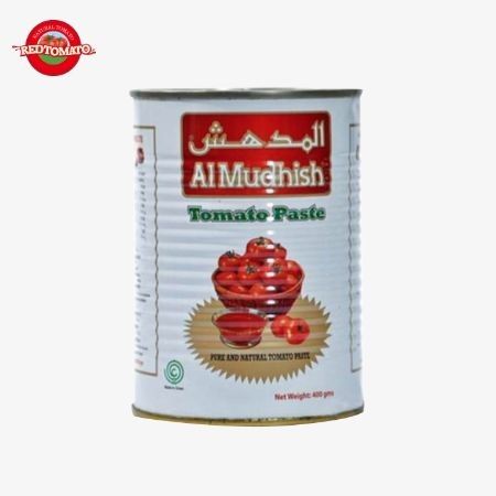 400g di pasta di pomodoro in scatola 30%-100% di purezza con coperchio duro aperto Perfetto per la conservazione