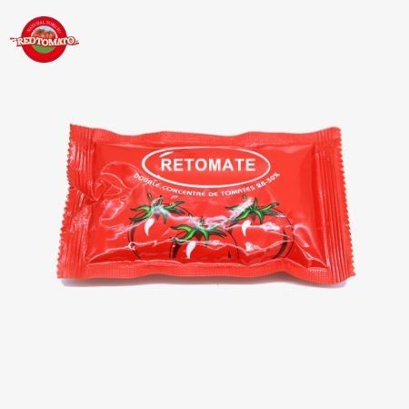 Sacchetto di ketchup dolce e acido, 18 grammi di sachet di pomodori naturali puri per la salsa.