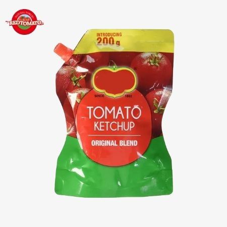 Fabbrica Produce OEM Sachet Ketchup 200g Condimento Per Burger E Sandwich Prezzo di Fabbrica