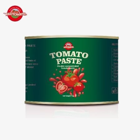 70 g Capo facile da aprire Concentrato di pasta di pomodoro in scatola per un'esperienza facile da usare