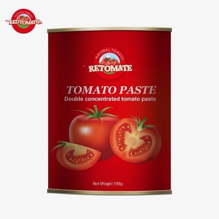 Conforme agli standard ISO HACCP e BRC e agli standard di produzione FDA 198g di pasta di pomodoro in scatola