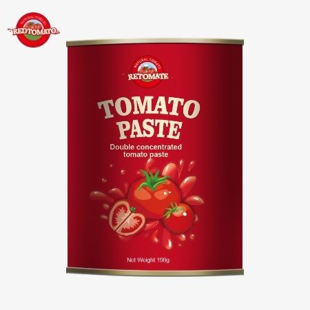 198 g di pasta di pomodoro in scatola sono conformi agli standard ISO HACCP e BRC e agli standard di produzione della FDA