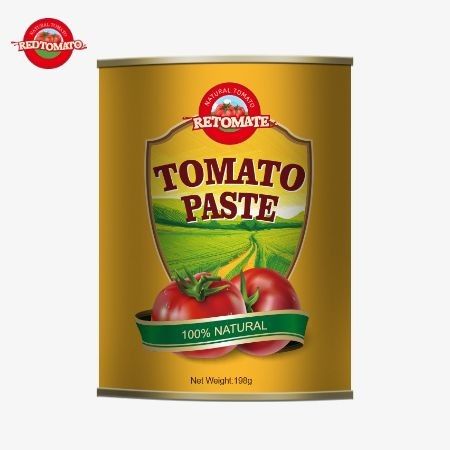 La pasta di pomodori in scatola da 198 g è conforme a ISO HACCP e BRC Food FDA