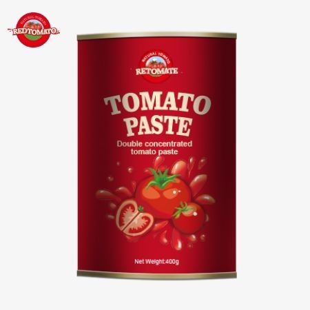 400 g di pasta di pomodori in scatola aderisce a rigorosi standard di produzione certificati dalle linee guida ISO