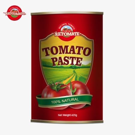 La pasta di pomodori in scatola da 425 grammi è conforme agli standard globali stabiliti dalle normative ISO HACCP BRC e FDA