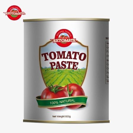 La nostra pasta di pomodori in scatola da 800 g rispetta gli standard internazionali di qualità stabiliti da ISO HACCP BRC e FDA