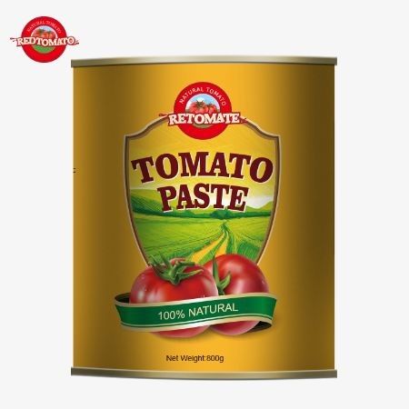 La nostra pasta di pomodori in scatola da 800 grammi soddisfa gli standard internazionali ISO HACCP BRC e FDA