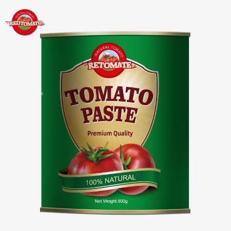 La nostra pasta di pomodori in scatola da 800 g aderisce rigorosamente a numerosi standard internazionali di qualità e sicurezza.