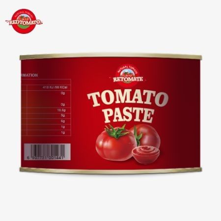 Alimenti in scatola di pomodori di alta qualità 28-30% Pasta di pomodori concentrata in 2200g Per cucinare musulmani africani halal