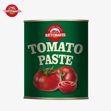 La nostra pasta di pomodori in scatola da 3 kg soddisfa gli standard di produzione ISO, HACCP BRC e FDA