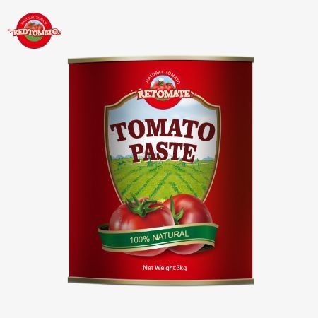 La nostra pasta di pomodori in scatola da 3 kg è conforme agli standard di produzione ISO, HACCP BRC e FDA