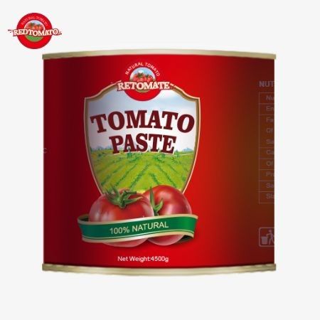 2024 Pasta di pomodori di alta qualità con 4,5 kg di imballaggio in blocco 28-30 Tipo imballaggio Brix
