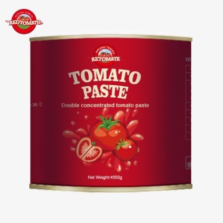 Pasta di pomodori 2024 di alta qualità, confezionata in sacchetti di 4500 g con una concentrazione di 28-30 Brix