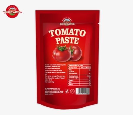 Imballaggio di pasta di salsa di pomodoro