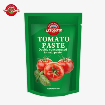 80 g di pasta di pomodoro a doppia concentrazione disponibile con livelli di purezza che vanno dal 30% al 100%