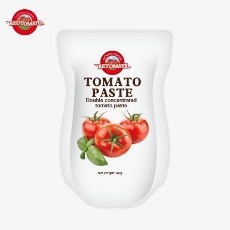 140g di pasta di pomodori acidi e dolci, di purezza compresa tra il 22% e il 30%