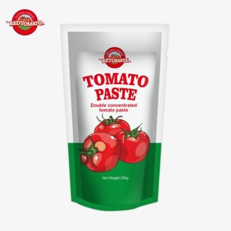 Il sacchetto di pasta di pomodoro da 200 g soddisfa gli standard ISO HACCP e BRC garantendo la conformità dei prezzi di fabbrica