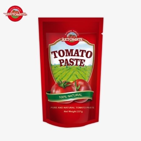 Pasta di pomodori ISO 227g doppia pasta di pomodori concentrata con livelli di purezza che variano dal 30% al 100%