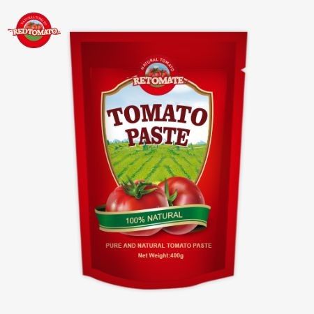 400g di pasta di pomodori in sacchetto, conveniente, aromatico e di purezza, 30%-100%