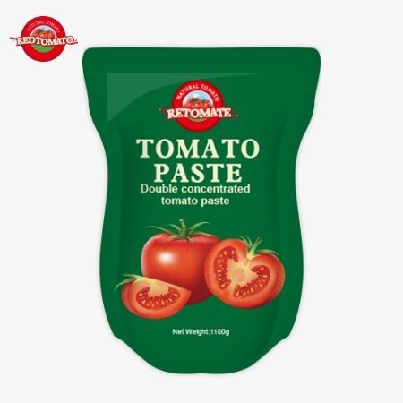 Il sacchetto di pasta di pomodoro da 1100 g è conforme agli standard ISO HACCP e BRC per i prezzi di fabbrica