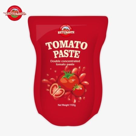 Il sacchetto di pasta di pomodoro da 1100 g è conforme agli standard ISO HACCP e BRC per i prezzi di fabbrica