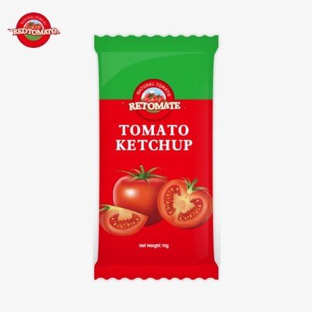 10 grammi di ketchup con sapore dolce e acido e puro sapore naturale