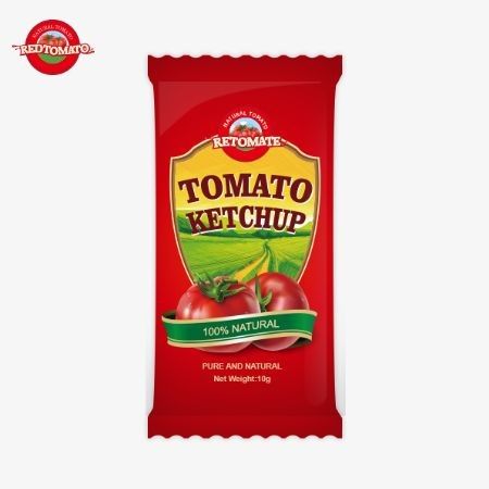 10 grammi un sacchetto di ketchup di pomodoro gusto dolce e ricco, gusto puro naturale prezzo di fabbrica