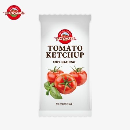 10 grammi di ketchup di pomodoro offre un profilo di sapore dolce e ricco con ingredienti naturali e prezzo di fabbrica