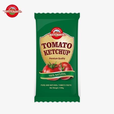 Un sacchetto di 10 grammi di ketchup di pomodoro offre un sapore dolce e ricco con ingredienti naturali disponibili a un prezzo di fabbrica