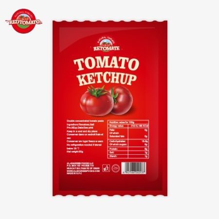 OEM 36g Tomato Ketchup Sachet dalla Cina Prodotto con ingredienti naturali puri disponibili al prezzo di fabbrica
