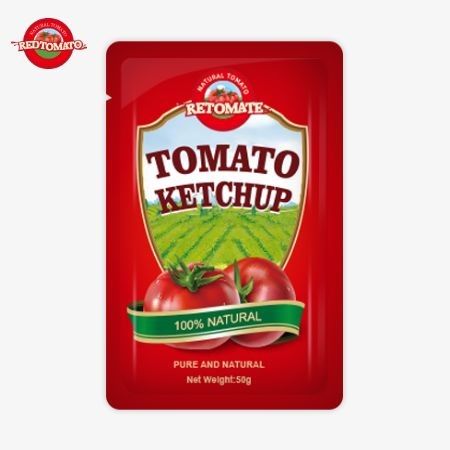 Fabbrica Custom 50g S Sachet Ketchup Per Fornire ISO HACCP FDA Certificazione più venduto mondo