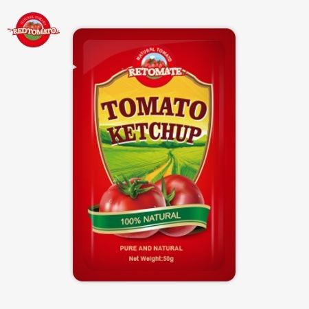 Fabbrica Custom 50g S Sachet Ketchup Per Fornire ISO HACCP FDA Certificazione più venduto mondo