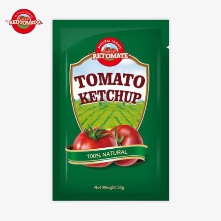 OEM Premium 50g Small Bag Ketchup Con Prezzo di Fabbrica Cina Fabbrica Vendite Dirette