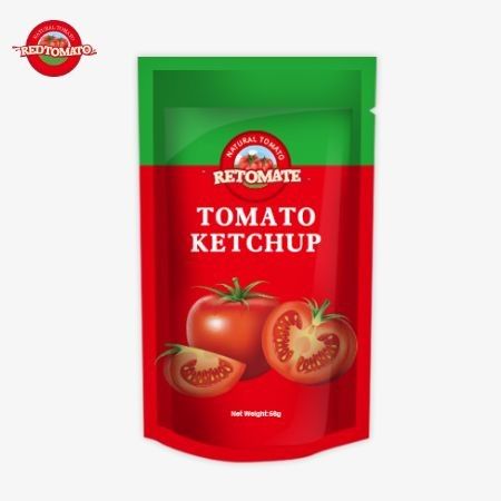 Cina Fabbrica originale ISO Sachet Ketchup 56g Sapore naturale puro Sapore dolce e acido