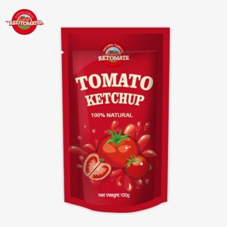 OEM Cina Prezzo di fabbrica 100g Sacchetto di ketchup dolce e acido, condimento naturale puro
