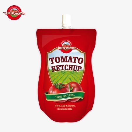 Cina OEM Prezzo di fabbrica 100g Sacchetto Acido e Dolce Borsa di Ketchup Condimento naturale
