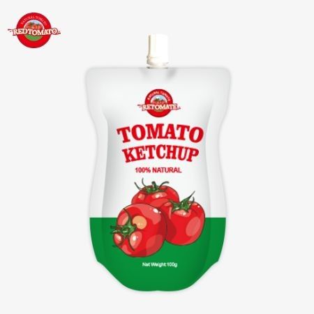 OEM Cina Prezzo di fabbrica 100g Sacchetto di ketchup naturale dolce e acido, standard HACCP FDA