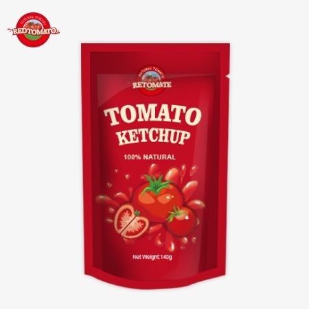 Produciamo sacchetti di ketchup da 140 grammi che soddisfano gli standard internazionali e sono disponibili a prezzi di fabbrica.