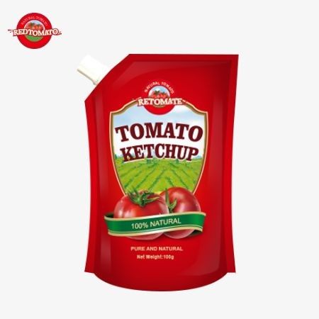 Standard OEM e sono disponibili prezzi di fabbrica 140g sacchetti di ketchup che soddisfano le norme internazionali