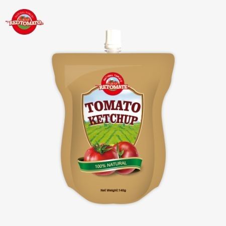 Offriamo convenienti sacchetti di ketchup da 140 grammi che soddisfano gli standard internazionali e sono disponibili a prezzi di fabbrica