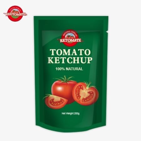 OEM 200g Sachet Ketchup Sapore naturale puro Perfetto per la Cina Prezzo di fabbrica
