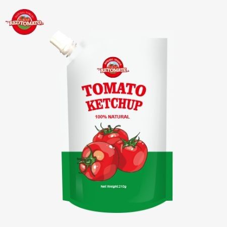 OEM Fabbrica Produzione Di 210g Sacchetti Di Ketchup Con Pure Sapore Naturale