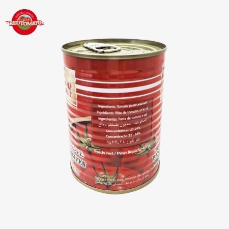 MAAN 400g Concentrato di pomodoro doppio in scatola Brix 22-24% Marchio personalizzabile disponibile