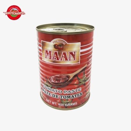 MAAN 400g Concentrato di pomodoro doppio in scatola Brix 22-24% Marchio personalizzabile disponibile
