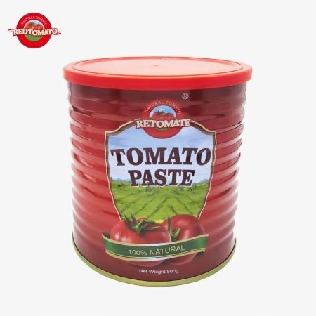 Concentrato di pomodoro Retomate Own Brand 800g Brix 28-30% Fornire Brand e Design del Packaging